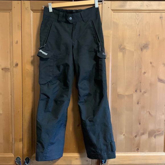 Bergans Of Norway Youth Entrant snow/Ski/Winter Pants black, Size: 128 US size 8 - Picture 1 of 8